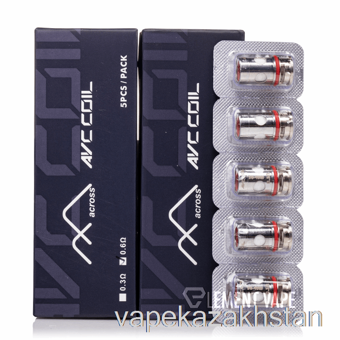 Vape Kazakhstan Across Vape AVC Replacement Coils 0.8ohm Mesh Coils